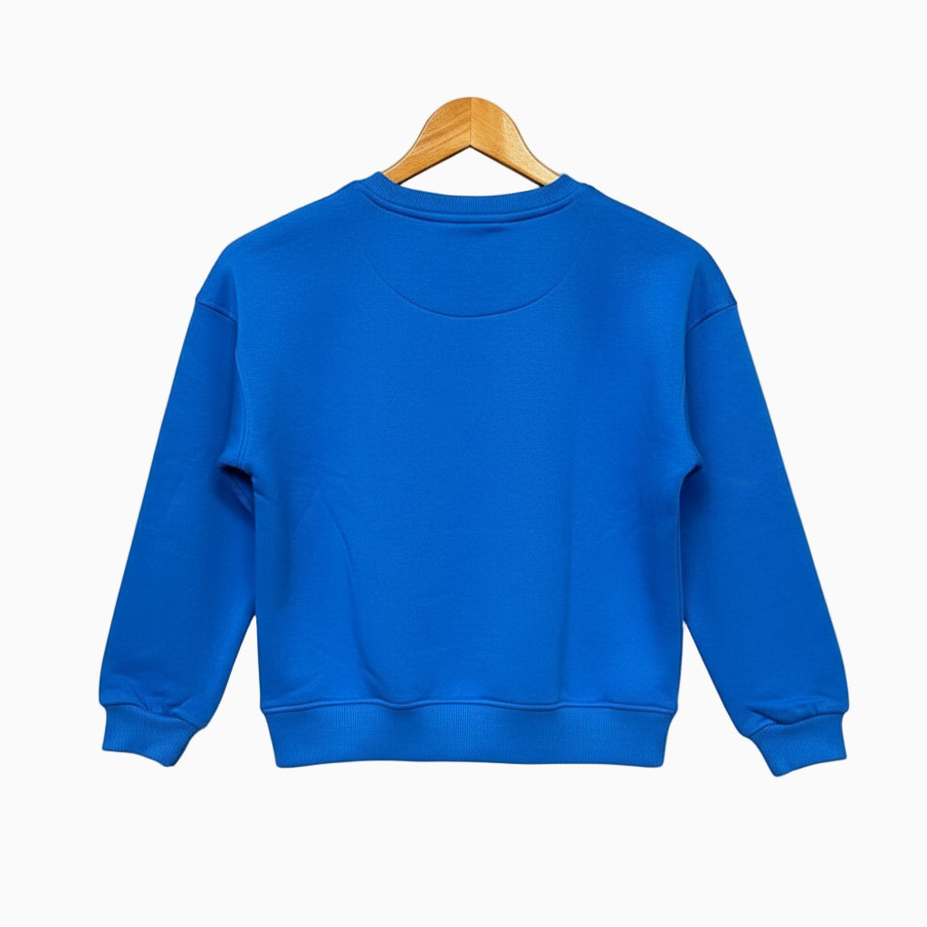 Only felpa bambina blu