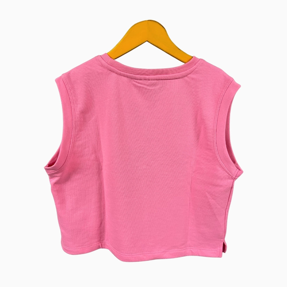 Only felpa smanicata cropped bambina