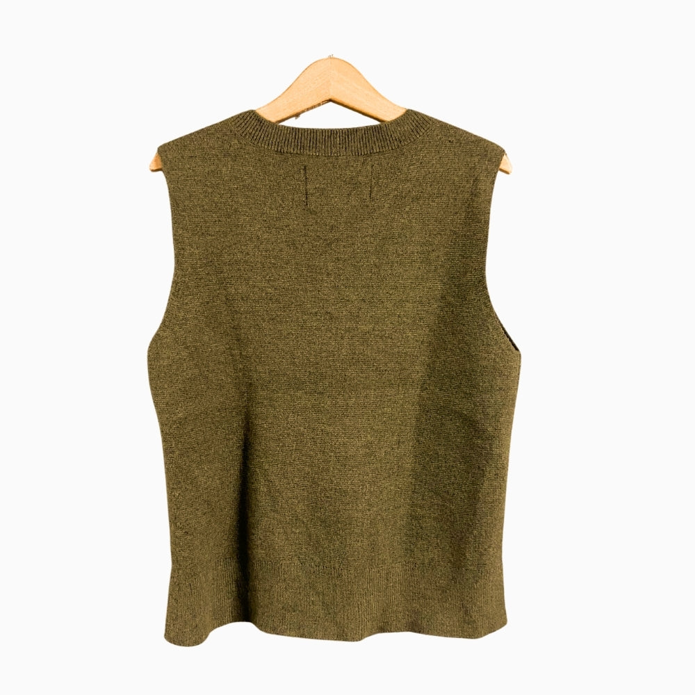 Only gilet bambina verde