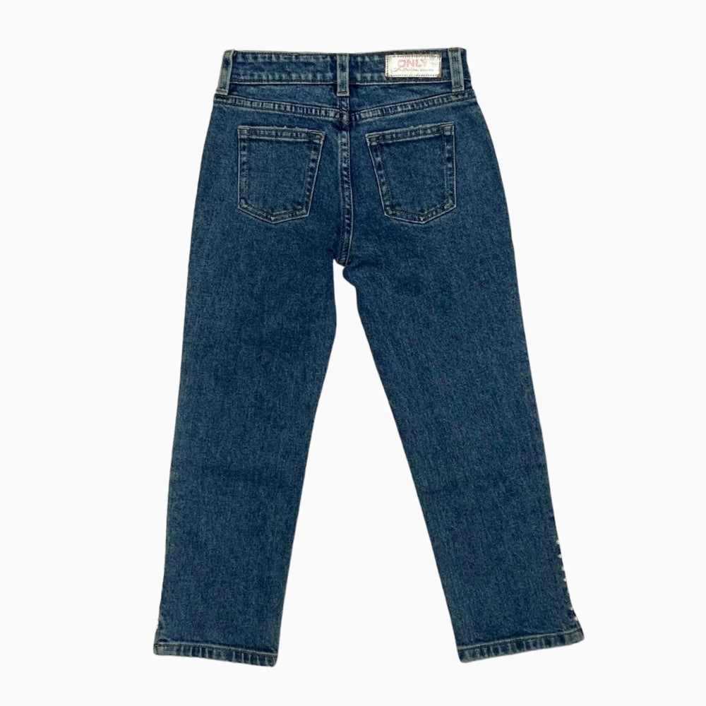 Only jeans bambina azzurro con perle - Abbigliamento bambini firmato | CDifferent Outlet