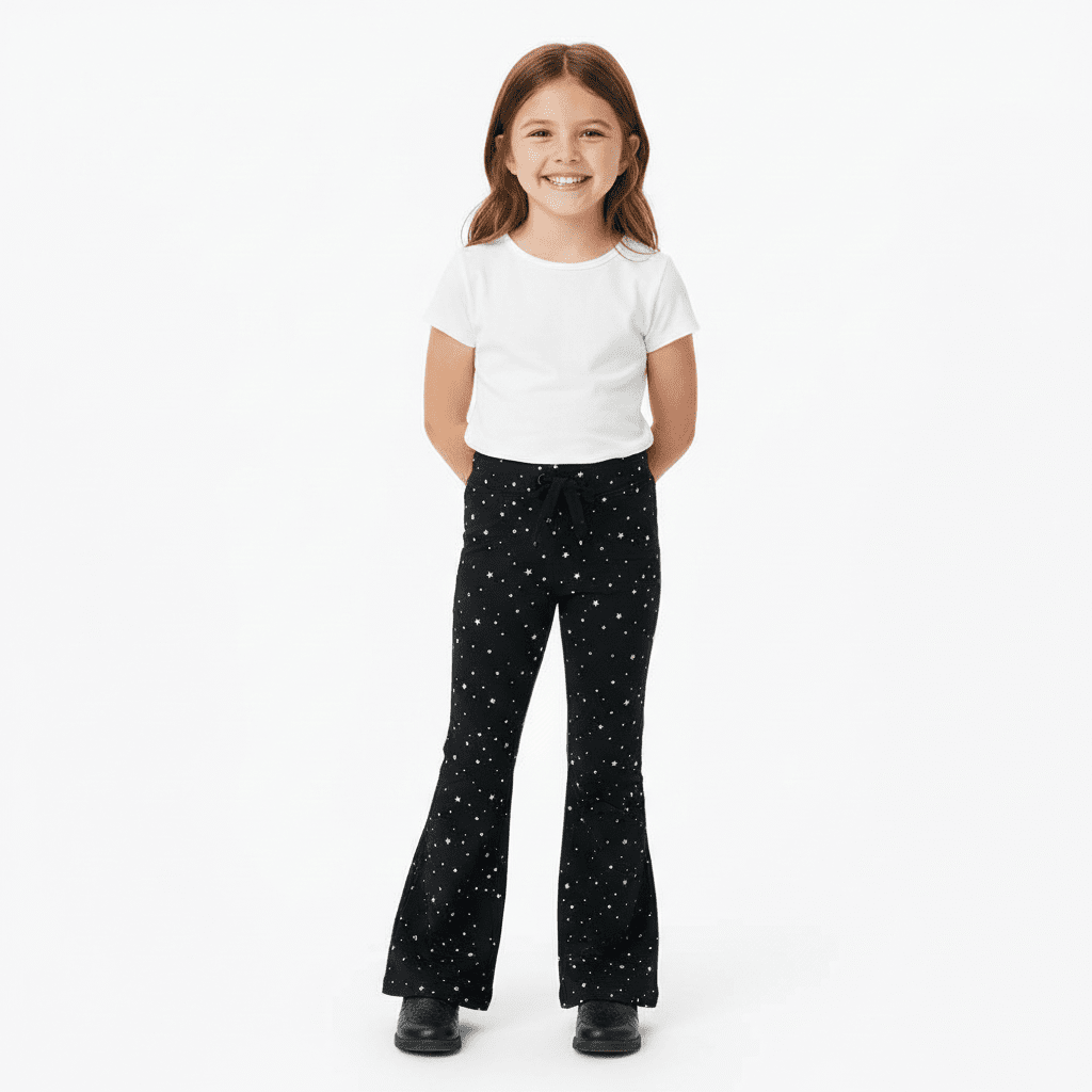Only leggings bambina fantasia nero - Abbigliamento bambini firmato | CDifferent Outlet