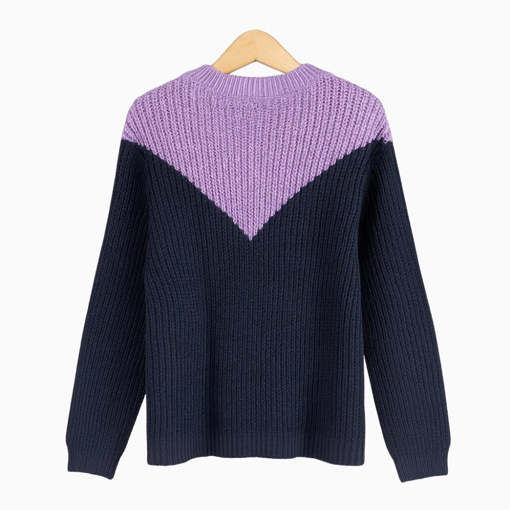 Only maglione bambina blu e lilla - Abbigliamento bambini firmato | CDifferent Outlet