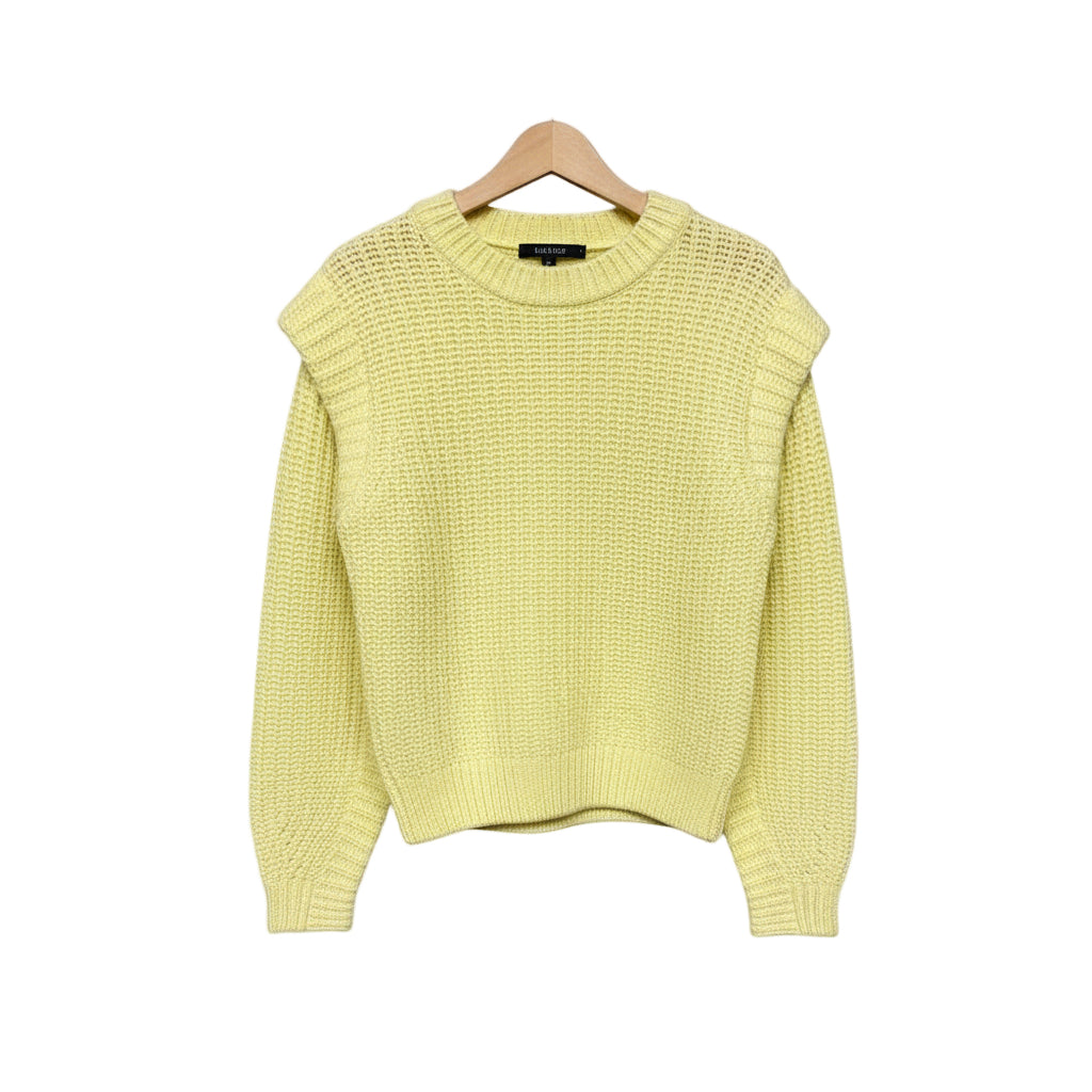 Only maglione bambina giallo