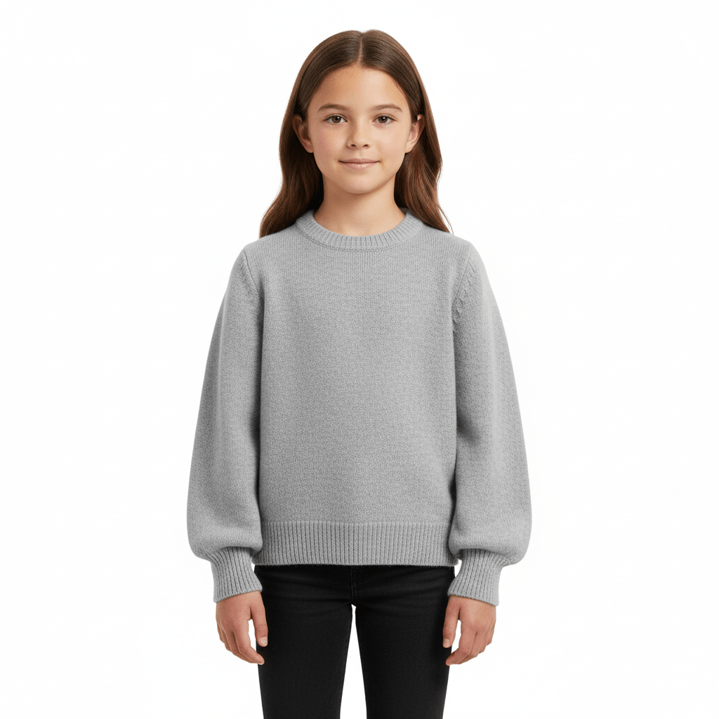 Only maglione bambina grigio