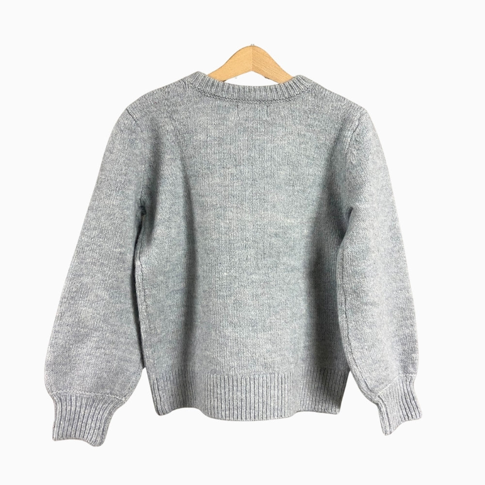 Only maglione bambina grigio