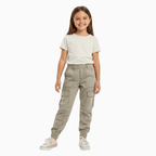 Only pantaloni cargo bambina tortora