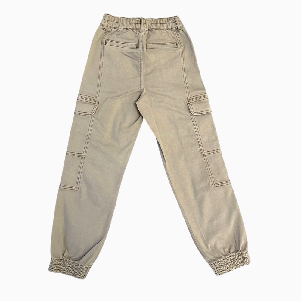 Only pantaloni cargo bambina tortora