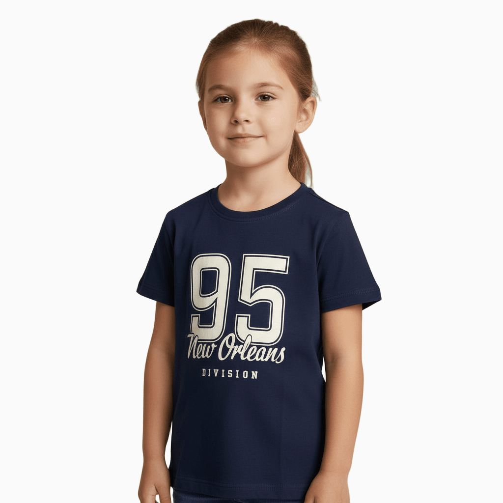 Only t-shirt manica corta bambina college blu - Abbigliamento bambini firmato | CDifferent Outlet
