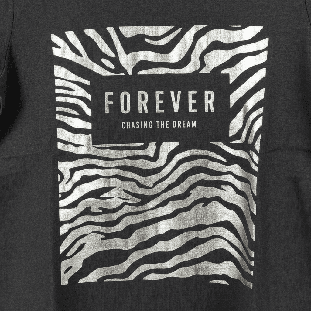 Only t-shirt manica corta bambina con animalier argento - Abbigliamento bambini firmato | CDifferent Outlet