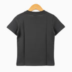 Only t-shirt manica corta bambina con animalier argento - Abbigliamento bambini firmato | CDifferent Outlet