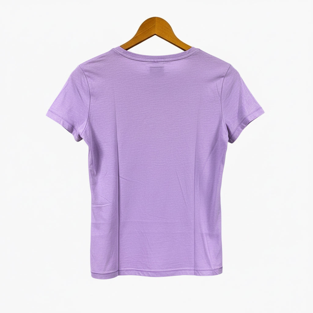 Only t-shirt manica corta bambina stampa olografica