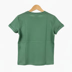 Only t-shirt manica corta bambina verde