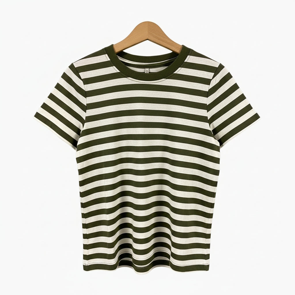 Only t-shirt mezza manica bambina a righe