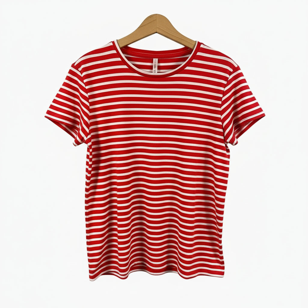 Only t-shirt mezza manica bambina a righe