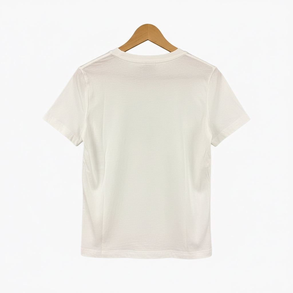 Only t-shirt mezza manica bambina bianca