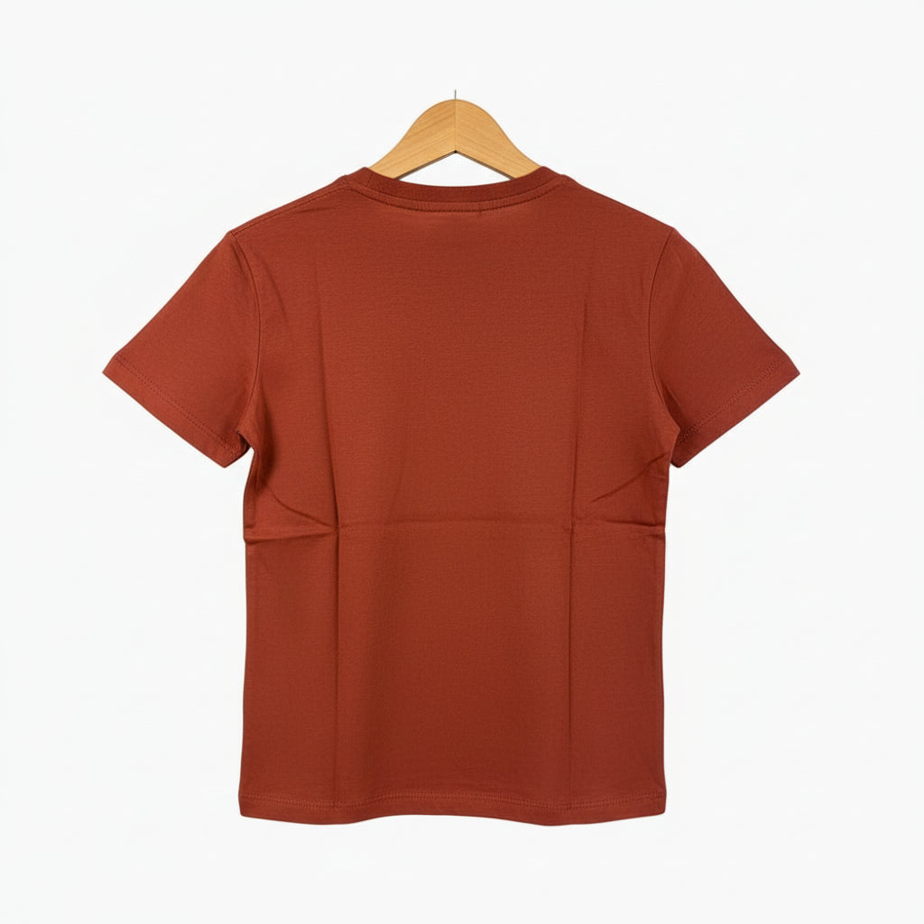 Only t-shirt mezza manica bambina mattone - Abbigliamento bambini firmato | CDifferent Outlet