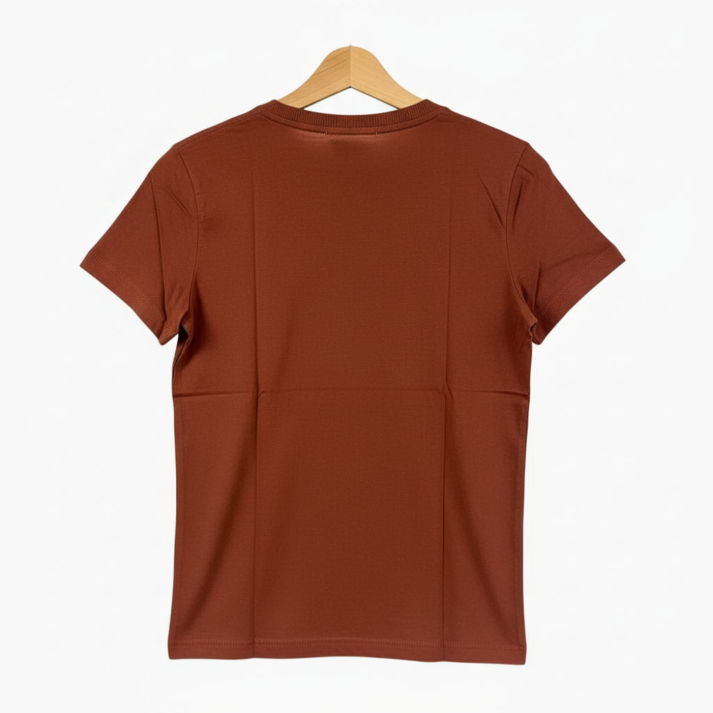 Only t-shirt mezza manica bambina mattone - Abbigliamento bambini firmato | CDifferent Outlet