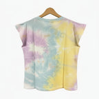 Only t-shirt mezza manica bambina multicolor sfumato
