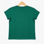 Only t-shirt mezza manica bambina verde