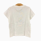 Only t-shirt mezza manica con fulmini rossi glitterati bambina bianca - Abbigliamento bambini firmato | CDifferent Outlet