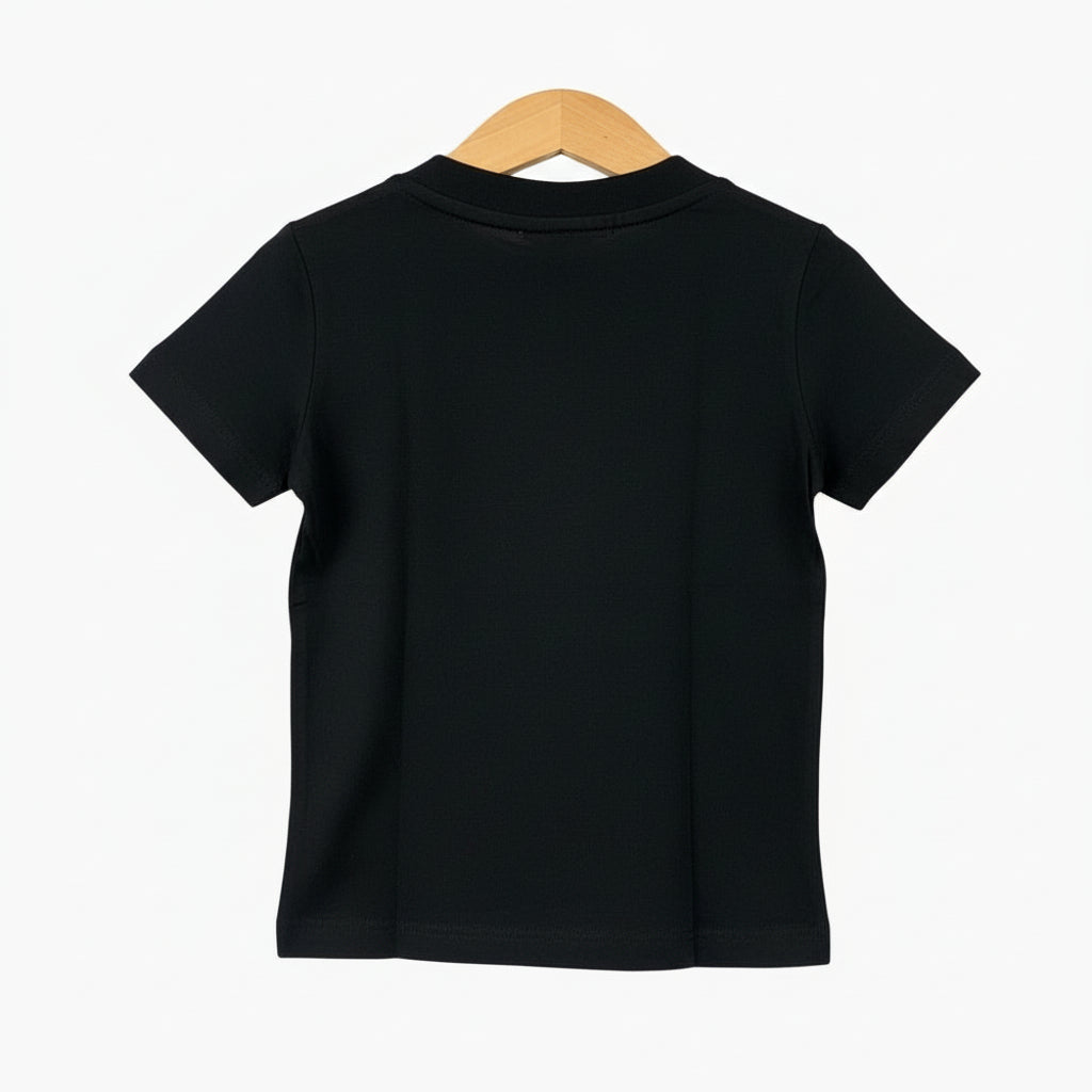 Only t-shirt mezza manica con scritta Friday bambina nera - Abbigliamento bambini firmato | CDifferent Outlet