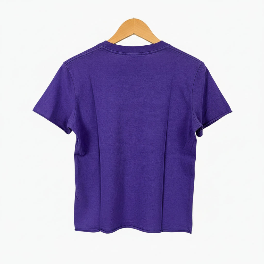 Only t-shirt mezza manica con stampa bambina viola