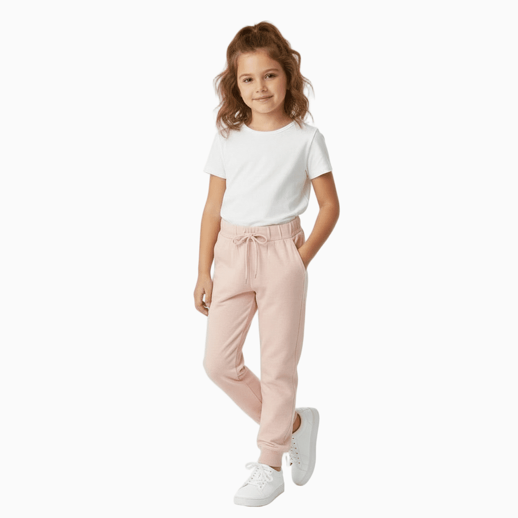 Only pantalone tuta felpata bambina rosa