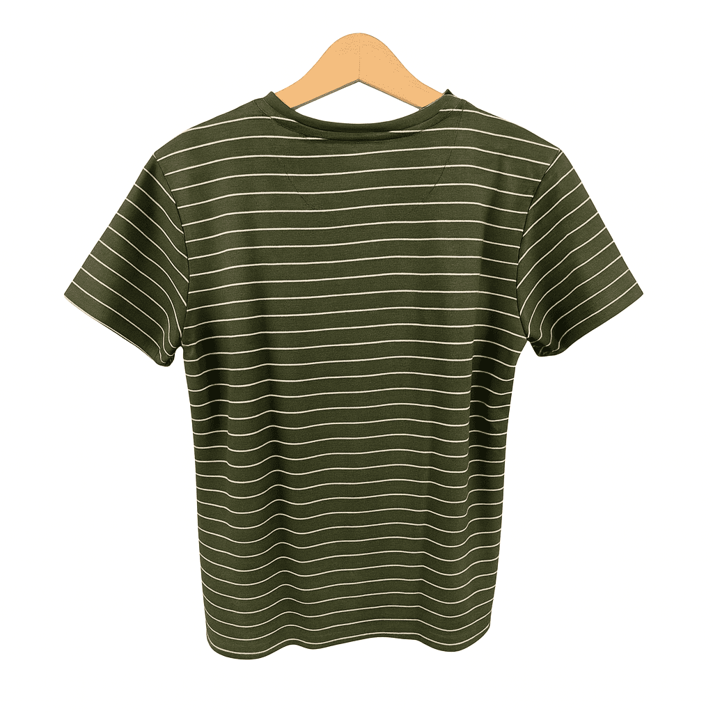 Over-D t-shirt a righe bambino verde - Abbigliamento bambini firmato | CDifferent Outlet