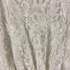 People camicetta maniche tre quarti bambina in pizzo panna