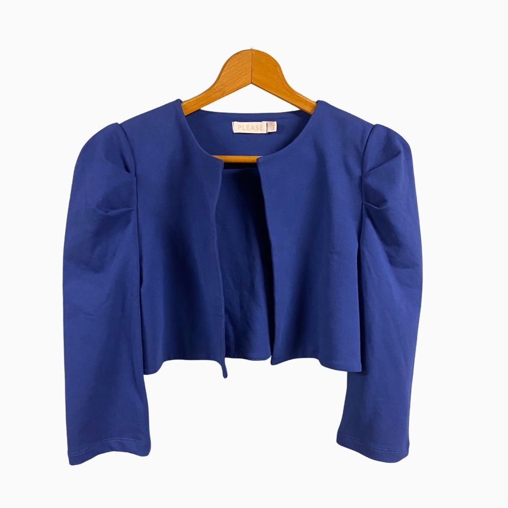 People giacca bolero bambina blu elettrico - Abbigliamento bambini firmato | CDifferent Outlet