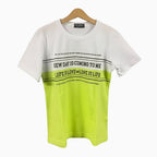 People t-shirt manica corta bambina fluo