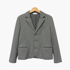 Peuterey giacca gessata bambino grigia