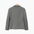 Peuterey giacca gessata bambino grigia