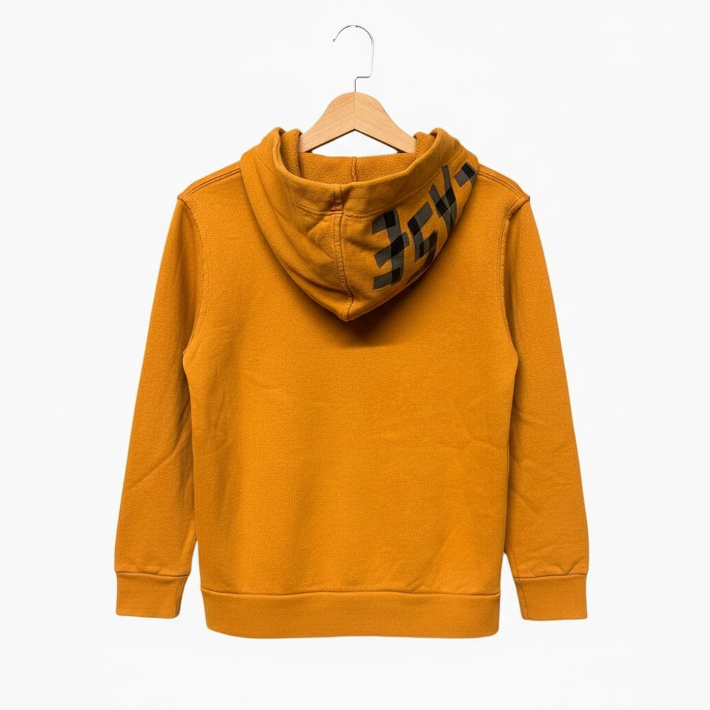 Please felpa con cappuccio bambino arancione