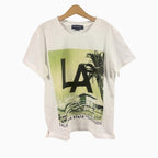 Please t-shirt manica corta bambino bianca LA - Abbigliamento bambini firmato | CDifferent Outlet