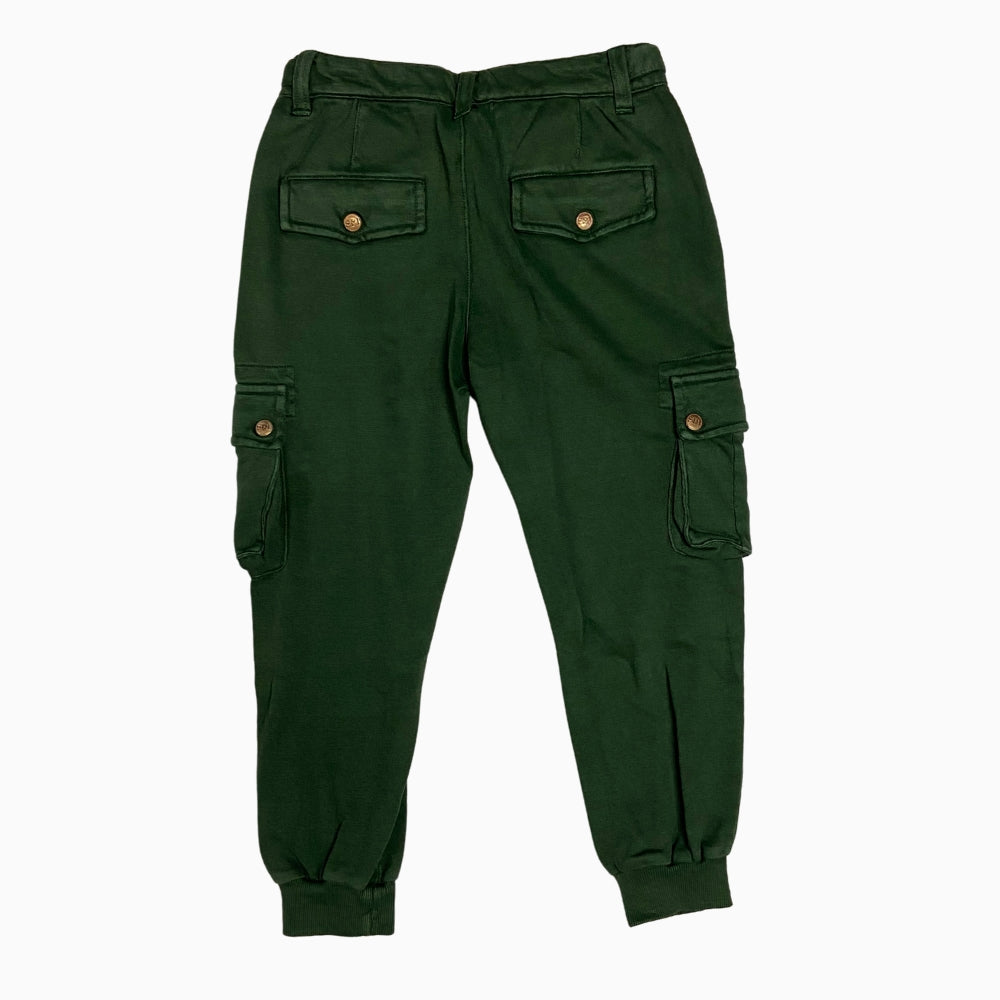 SP1 pantalone cargo bambino verde