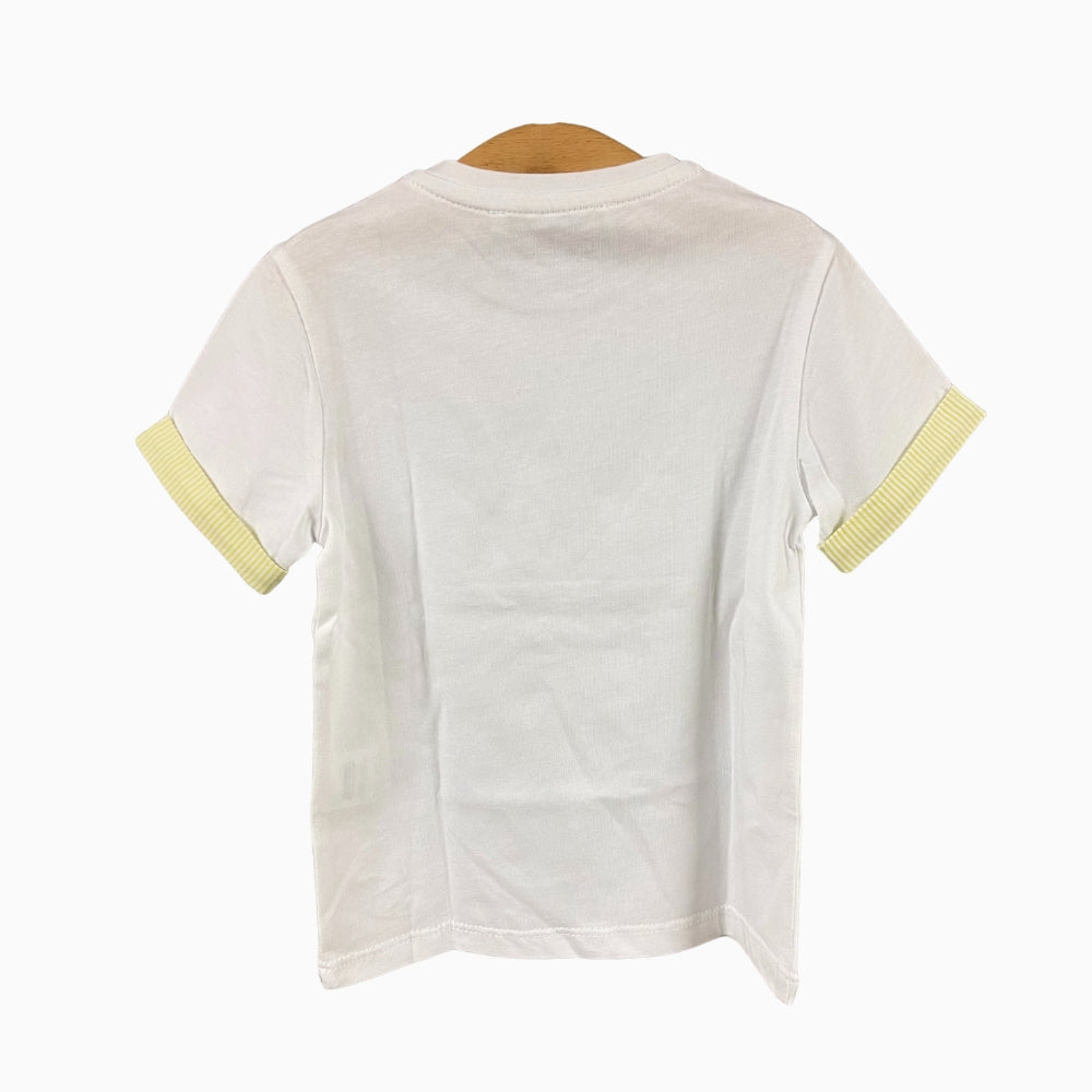 SP1 t-shirt manica corta bambino bianca