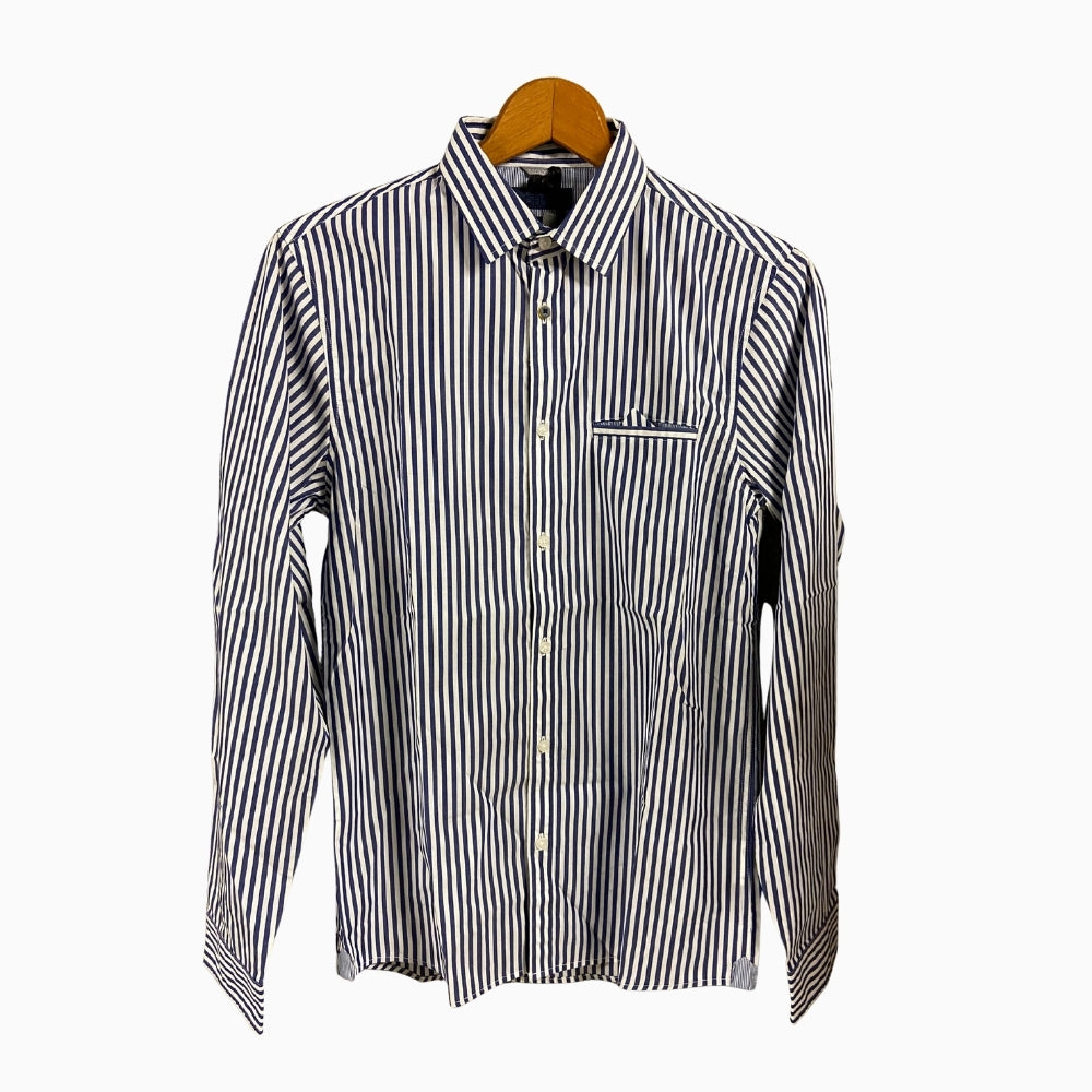 Sarabanda camicia bambino a righe blu