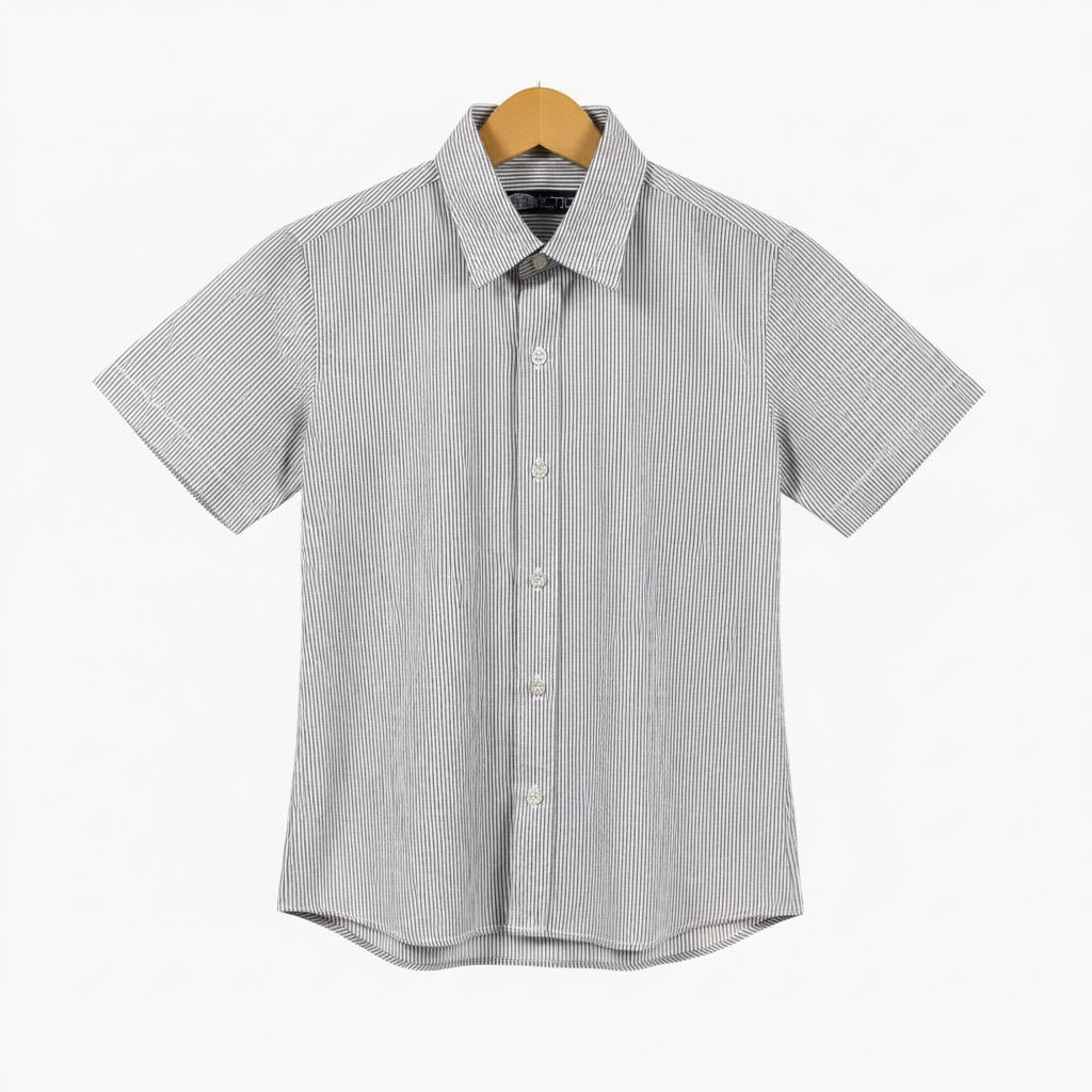 Sarabanda camicia manica corta bambino a righe - Abbigliamento bambini firmato | CDifferent Outlet