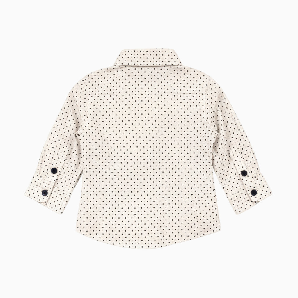 Sarabanda camicia neonato pois - Abbigliamento bambini firmato | CDifferent Outlet