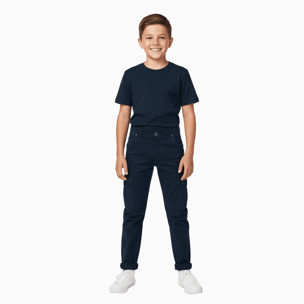 Sarabanda pantalone cargo bambino blu - Abbigliamento bambini firmato | CDifferent Outlet