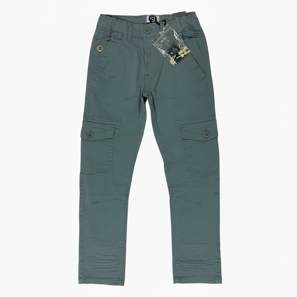 Sarabanda pantalone cargo bambino grigio