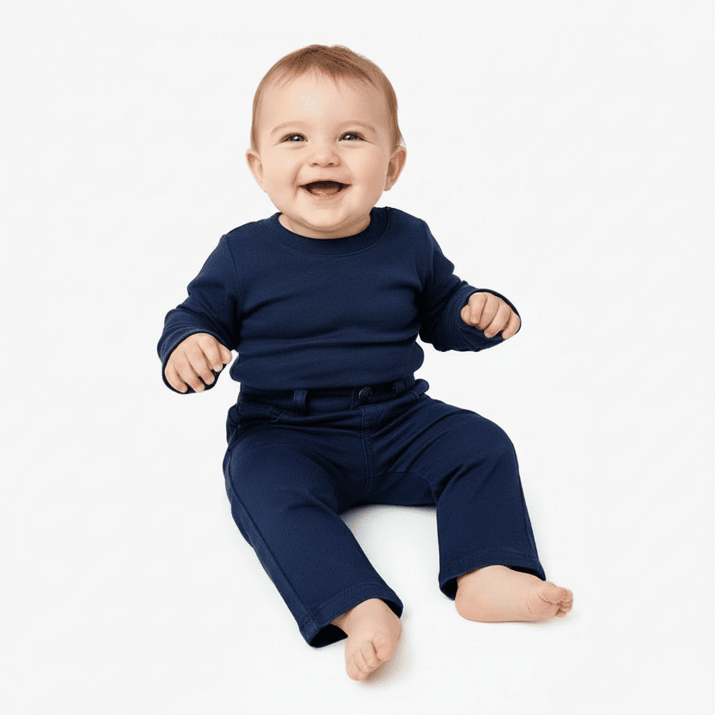 Sarabanda pantalone neonato blu - Abbigliamento bambini firmato | CDifferent Outlet