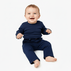 Sarabanda pantalone neonato blu