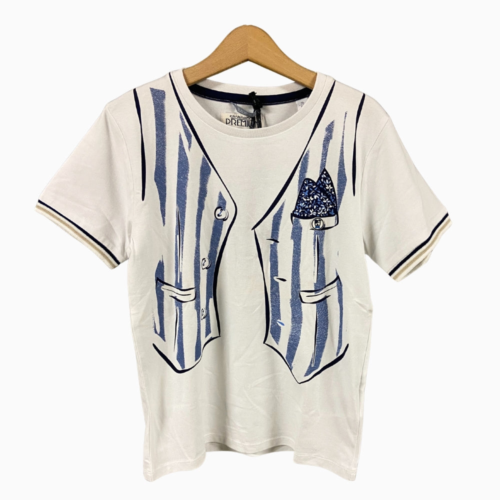 Sarabanda t-shirt manica corta bambino bianca