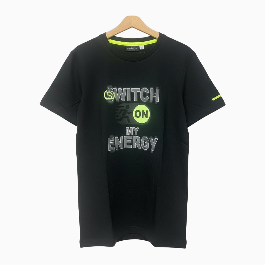 Sarabanda t-shirt manica corta bambino nera con stampa