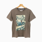 Sarabanda t-shirt manica corta bambino tortora moto