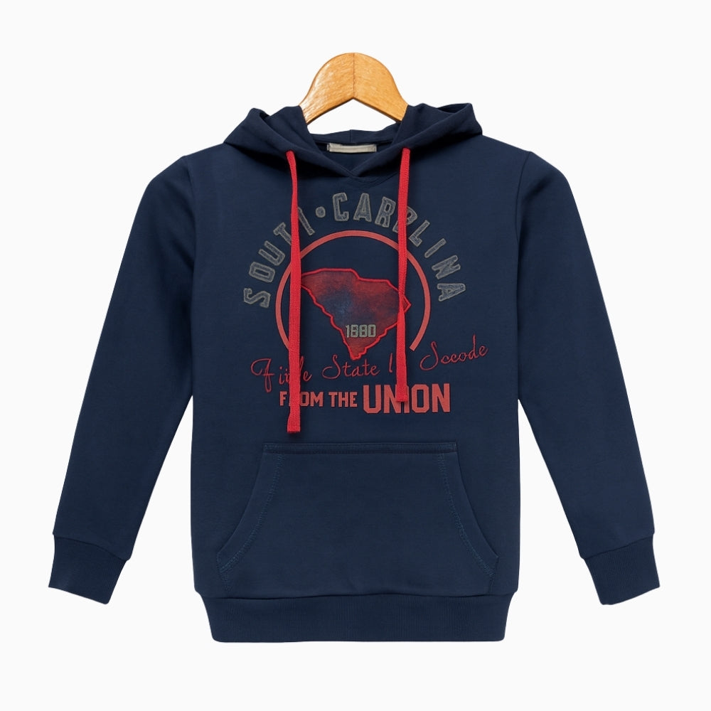 Silvian Heach felpa con cappuccio bambino blu