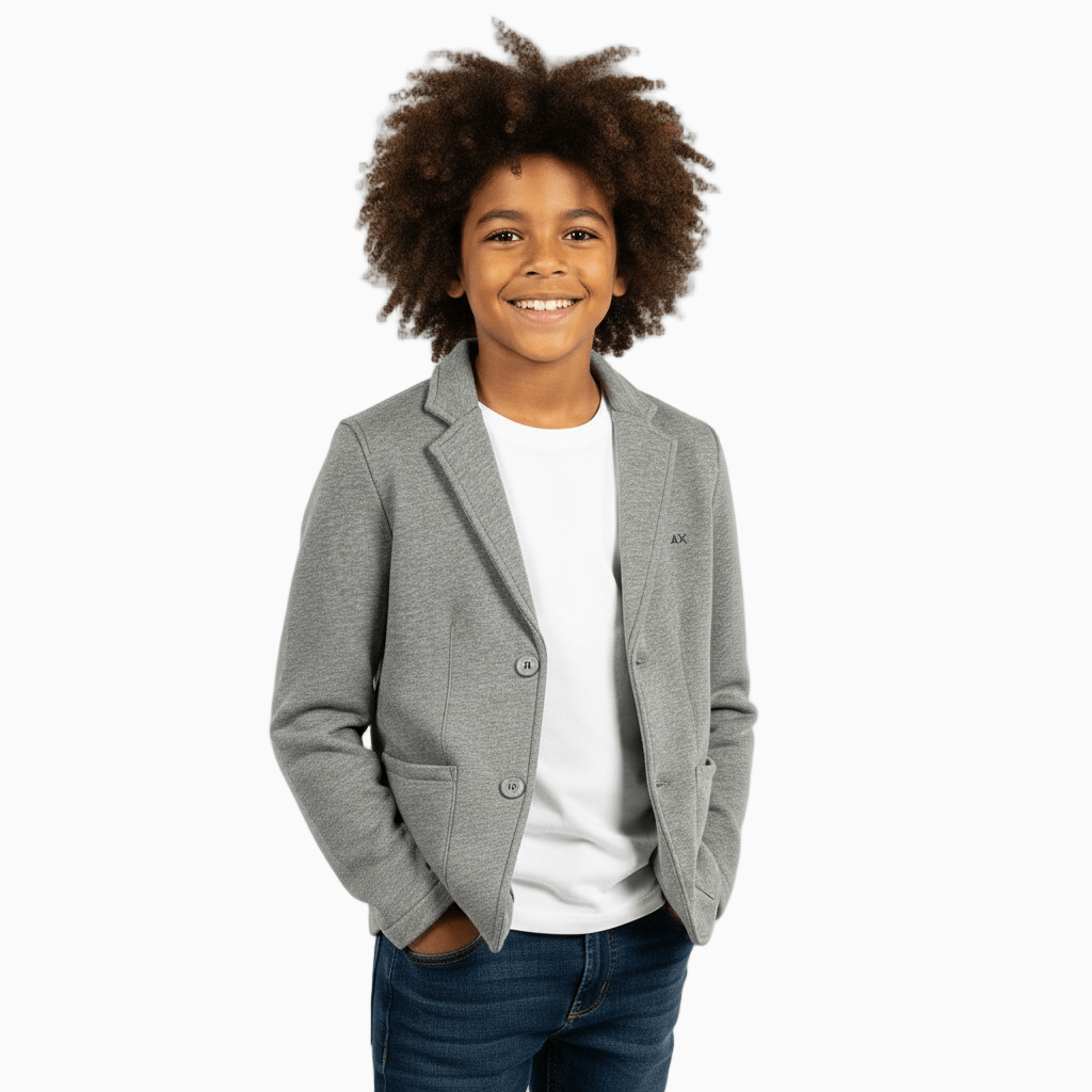 Sun68 giacca felpa bambino grigia