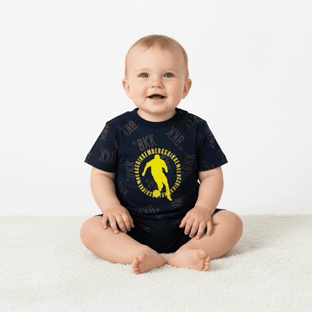 T-shirt Bikkembergs neonato blu - Abbigliamento bambini firmato | CDifferent Outlet